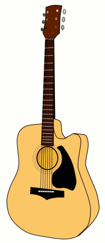 acoustic guitar clip art free - photo #29