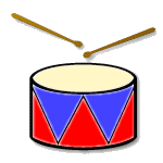 Drum Clipart and Graphics  Percussion and Drums