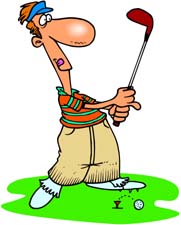 Funny Golf Photos on Another Funny Cartoon Of A Man Playing Golf