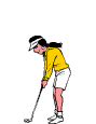 female golfer