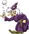 sorcerer making magic potion