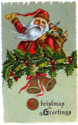 Victorian Christmas greeting card