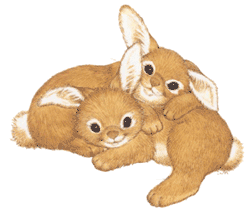 Animated Clip Art Easter Bunnies