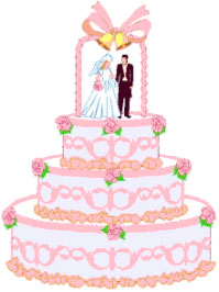 Picture of Wedding Cake Clip Art