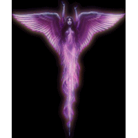 purple fairy angel