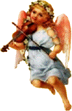 angel playing violin