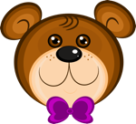 Teddy Bear Wearing Bowtie