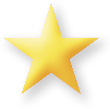 gold star clipart. 3d Star. Clipart