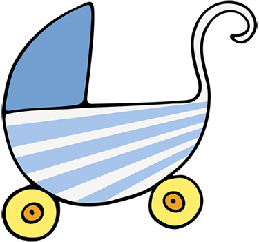 Blue Baby Buggy