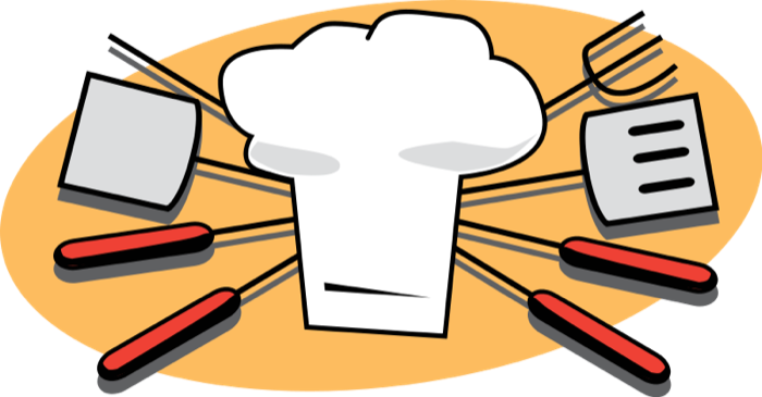 cooking materials cartoon