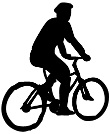 Bicyclist Silhouette