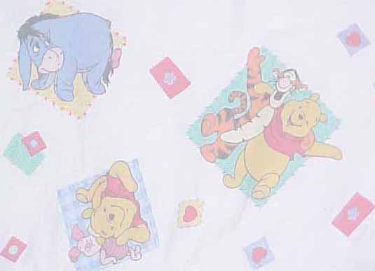wallpaper baby pooh. blue ackground Baby