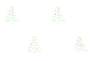 Tiny Christmas trees