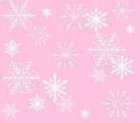 light pink snowy tile