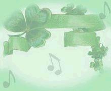 musical st pattys day background
