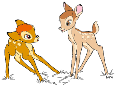 Bambi with Faline