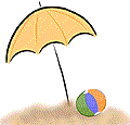 Beachball and Umbrella