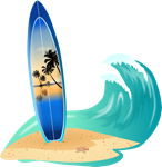 Surfboard Wave