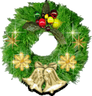 Animated Wreath with Bells
