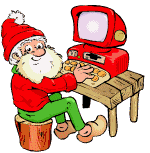 Santa and his mac