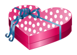 Heart Shaped Giftbox Pink