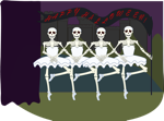 skeletal balerinas