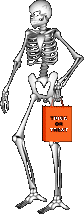 Skeleton trick or treating