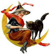 Vintage Halloween Witch image