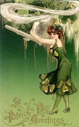 St. Patricks Victorian Card