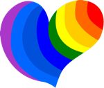 Gay Pride Heart