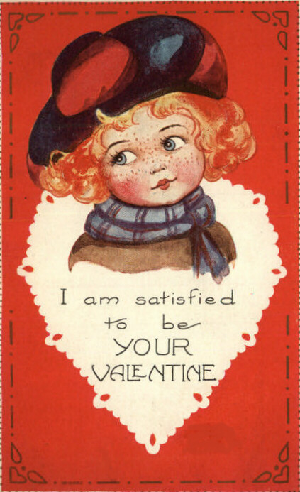 Vintage Valentines Day Cards - Antique Greeting Card Clipart