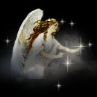 old fashioned angel clip art