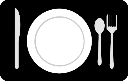 Empty Table Place Setting