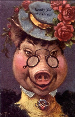 Victorian Ms Piggy