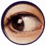 eye looking through a hole