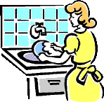 washing dishes - housework