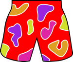 colorful shorts